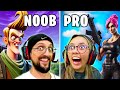 Fortnite OG Noob Vs Pro Duos W FGTeeV Duddz Lex