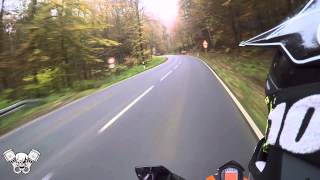 preview picture of video 'KTM Duke 125: Zollbuche | GoPro HD Hero 4 & 2 | Be a Hero ! |'