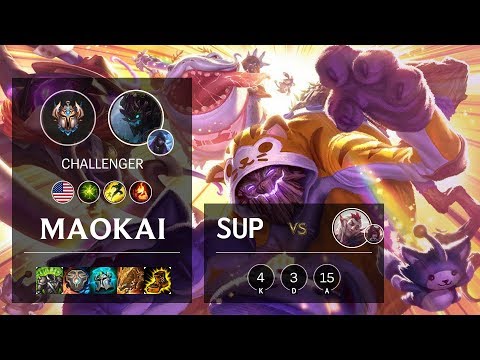 Maokai Support vs Rakan - NA Challenger Patch 10.3