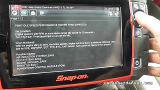 P0507 Idle Speed Performance Higher Than Expected (vacuum leak) - Jeep