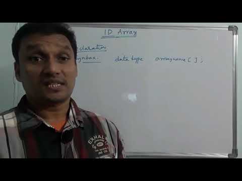 One Dimensional Array In Java Arrays In Java Java Programming In Telugu