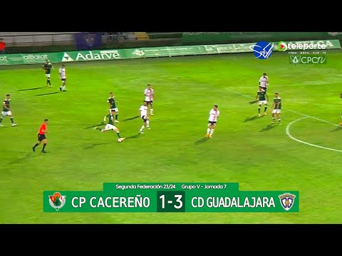 Resumen: CP Cacereño - CD Guadalajara (Segunda Federación Gr.V 23/24)