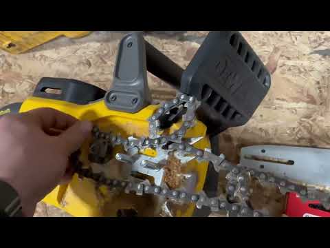 DeWalt 60v Chainsaw Bar and Chain Selection DCCSD670 DCCS672 DCCS677