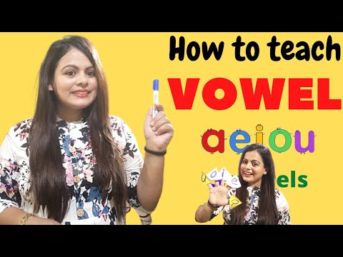 How to teach vowels | Introduction of vowels | Vowels for kids LKG &UKG |Vowels Song | Vowels Rhymes