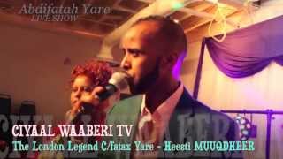 Abdifatah Yare LIVE Heesti MUQDHEER Performance @ Minneapolis 2013 (VIDEO)