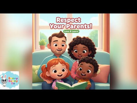 Respect Your Parents Song – A Fun Nursery Rhyme for Kids 🌟 | Song for Kids and Preschoolers