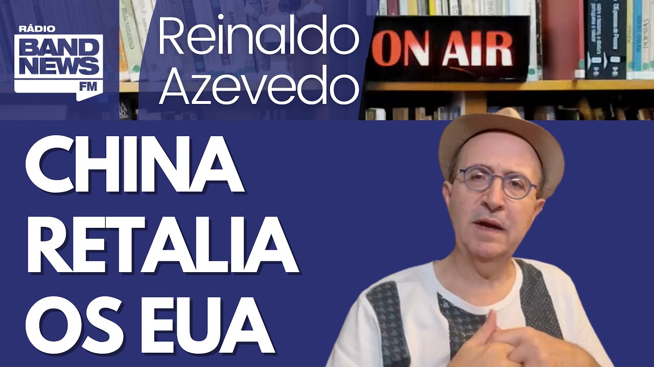 Reinaldo: China retalia os EUA e impõe tarifas; Trump vai enfraquecer “a América”