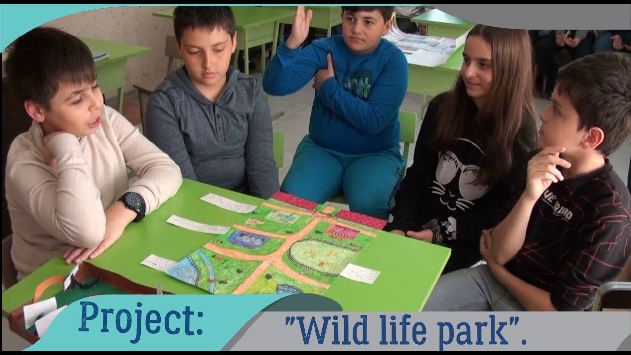 23/04/2023 | English lesson , 6th grade. Project:" Wild life park map."