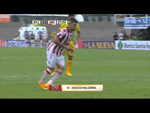 Gol de Malcorra. Defensa y Justicia 2 - Unión 1. Fecha 1. Campeonato de Primera División 2016