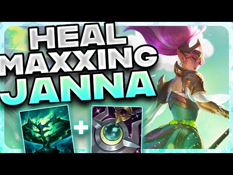 NEW S16 BEST JANNA HEALING BUILD! | League of Legends