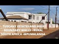Tuscany Estates & High Boundary Walls -Rural South Africa- Mpumalanga