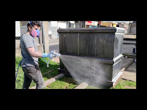 MACROPOXY 646 APLICADO CON #AIRLESS 695 GRACO 17E574.