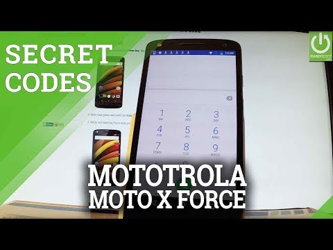 Secret Codes in MOTOROLA Moto X Force - Advanced Settings / Tircks