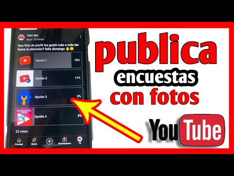 como crear una encuesta con imágenes en YouTube desde tu celular