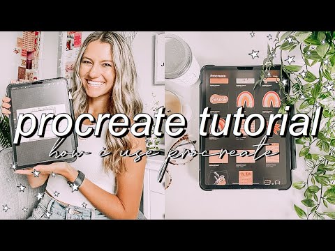 , title : 'INTRO TO PROCREATE FOR BEGINNERS! | how I use procreate for youtube + more!'