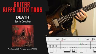 Death - Spirit Crusher - Guitar riffs with tabs / cover / lesson