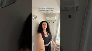 Testing shower on Royal Caribbean Star of the Seas 😭 my husband is 6’4… does this pass or fail??