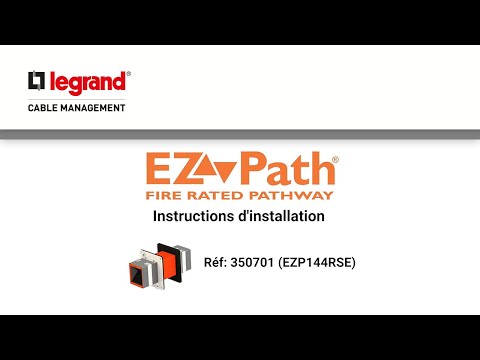 Instructions d'installation EZ Path EZP144RSE