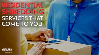 Residential Shredding: Services That Come to You