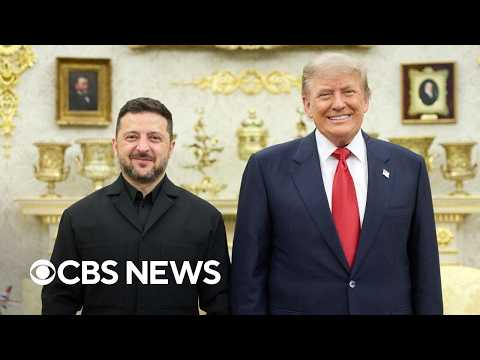 Ukraine's Zelenskyy meets with Trump, says they discussed air defenses and diplomacy with Russia
