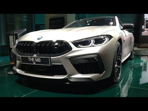 BMW M8 Competition Gran Coupe in BMW Individual Frozen Cashmere Silver Metallic