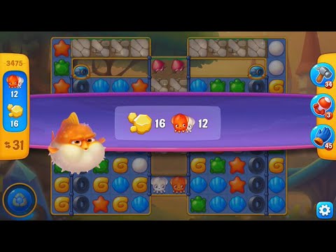 Fishdom. Super Hard Level 3475 + MiniGame. HD Quality