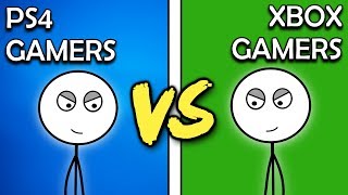 PS4 Gamers VS Xbox One Gamers