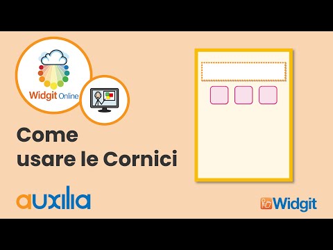 Come usare le Cornici su Widgit Online