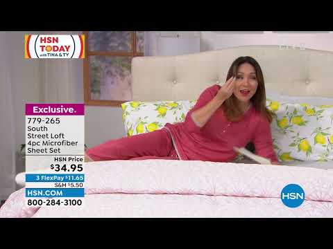 South Street Loft 4piece Microfiber Sheet Set