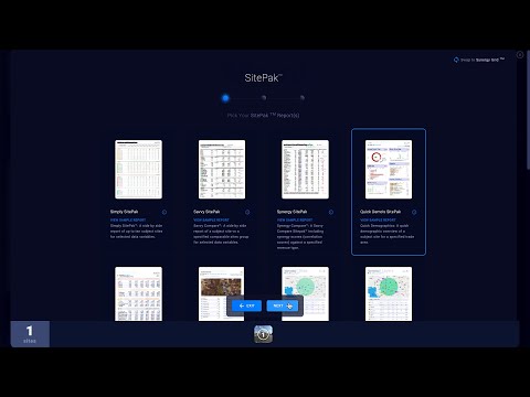 Report findings on potential sites