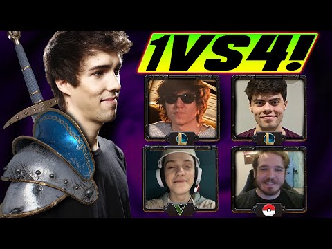 RTS vs the World: 1 RTS player AGAINST 4 PLAYERS from League of Legends, Pokémon and GTA5!