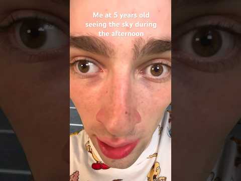 Me at 5 years old seeing the moon during the day... #shorts