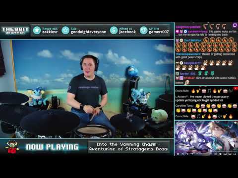 The8BitDrummer plays "Aventurine of Stratagems Boss Theme" | Honkai: Star Rail