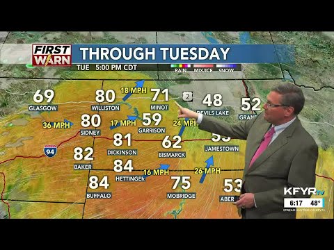 KFYR First News at Six Weather 4/10/23