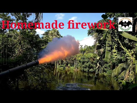 Amazing homemade firework..........  with electric detonator. Don't try at home. ..