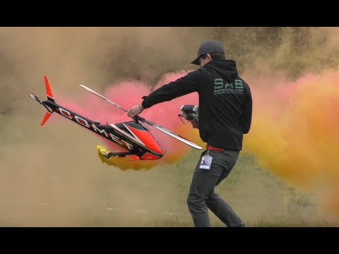Rotor Live 2018 - Sebastiano Gabutti SAB Goblin 700 Comet with Smoke