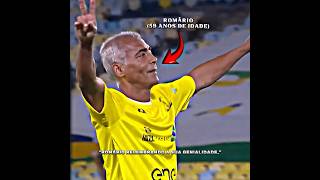 Romário, aos 59 anos, olhou para o Edílson (55) e pensou: 