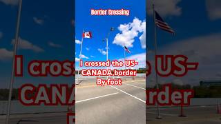 Walking from Canada 🇨🇦 to USA 🇺🇸 at Rainbow Bridge! #bordercrossing #crossingonfoot