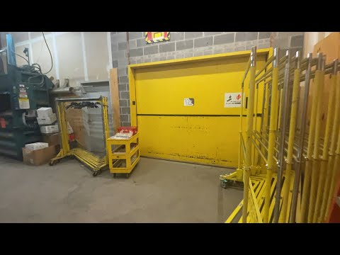EPIC MOTOR: Bright Westinghouse Dry-Powered Hydraulic Freight Elevator @ fmr. Macy’s - Altoona, PA