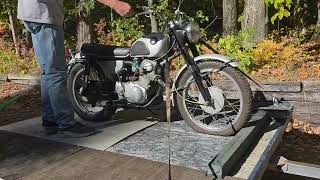 23-Years-Owned 1965 Honda CL77 Scrambler Kick Start