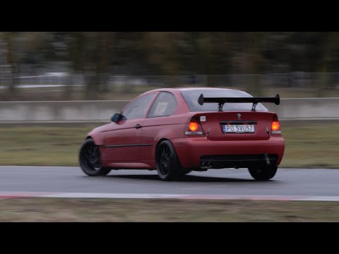 Wojciech Grabański, BMW E46 compact M3 - VI SuperOES Tor Poznań - 25.11.2023