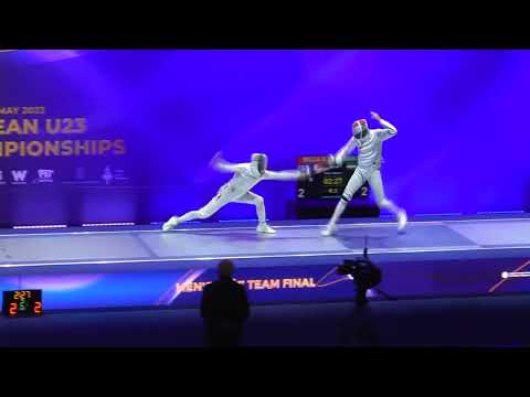 European Championships 2023 U23ME TEAM - GOLD - France v Hungary