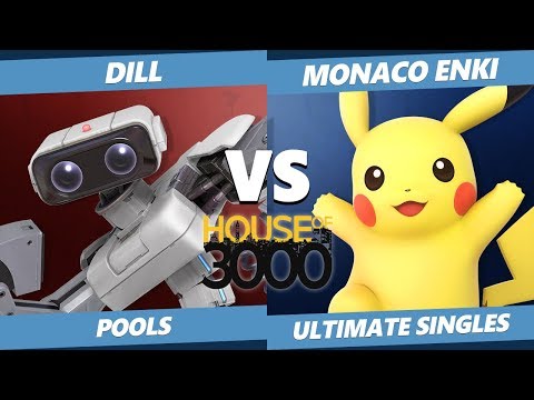 Smash Ultimate Tournament - Dill (ROB) Vs. Monaco Enki (Pikachu) SSBU Xeno 164 Pools
