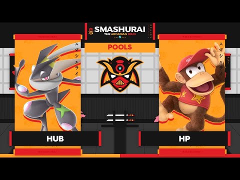 Smashurai: The Arcadian Dojo - Hub (Greninja) Vs. HP (Diddy Kong) Pools