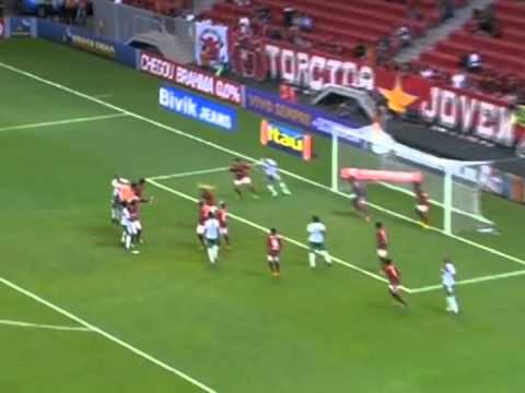 GOL DO GOLEIRO LAURO PELA PORTUGUESA CONTRA O FLAMENGO.08-08-13