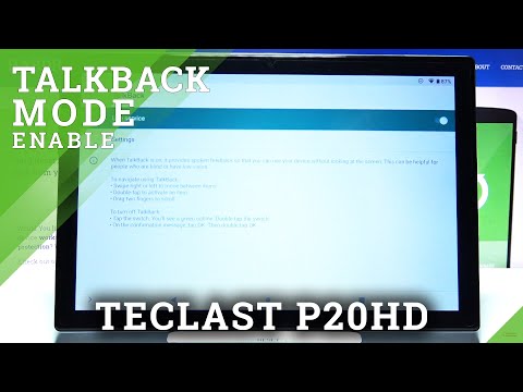 How to Enable TalkBack on TECLAST P20HD – Voice Assistant