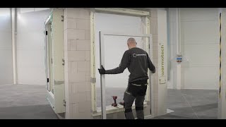 How to install window in thermal insulation layer (EN)