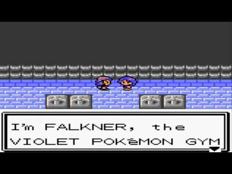 Pokemon Crystal Walkthrough Part 3 - Violet Leader Falkner & Sprout Tower