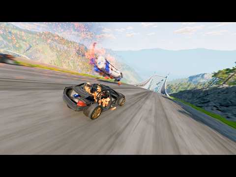 Full Throttle INSANE Long Downhill Mayhem! | BeamNG.drive Epic Crashes & Speed Test #31