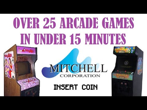 Over 25 Mitchell Corporation Arcade Games In Under 15 Minutes